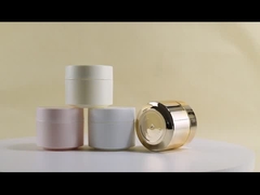 Bottoni di plastica in PP rotondo 50g Contenitori cosmetici su misura con tappo a vite