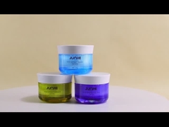 Stampa Manipolazione Stampa UV 50ml Doppia parete Acrilico Bottiglia di plastica per crema per la pulizia del corpo