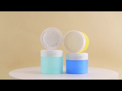 100g 120g Vaso cosmetico personalizzato Vaso di plastica vuoto con coperchio e tappo di plastica
