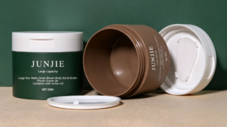 250ml 300ml Tappo a vite personalizzato di lusso con tappo a vite cosmetico Cura della pelle Viso Maschera per capelli Scrub corpo Crema Plastica