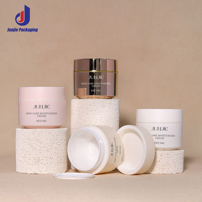 Bottoni di plastica in PP rotondo 50g Contenitori cosmetici su misura con tappo a vite