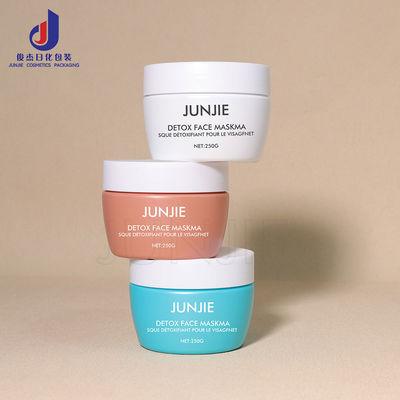 Lussureggiante 200g Crema Vaso di imballaggio con tappo a vite Large Capacità corpo scrub Cosmetico bottiglia di plastica per il riciclo