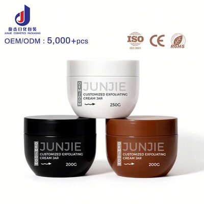 Bottiglie di shampoo di plastica trasparente 500 ml Bottiglie di PET cilindrico Cosmetici per imballaggio